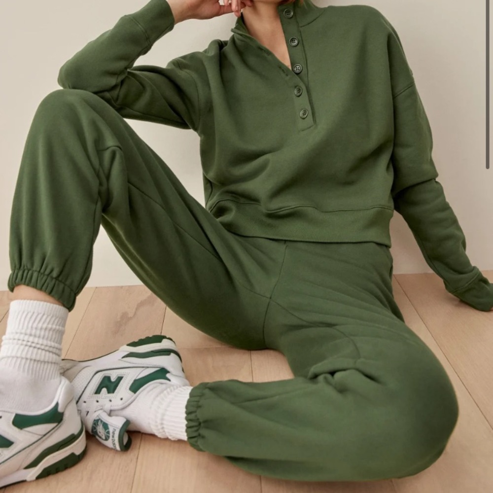 Reformation Marla sweatshirt and sweatpants